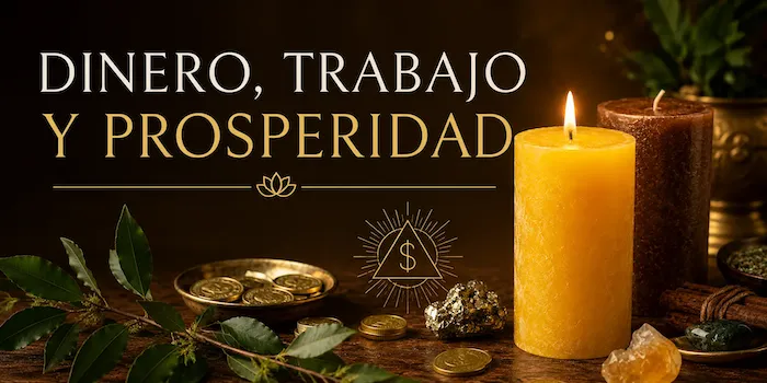dinero, trabajo y prosperidad