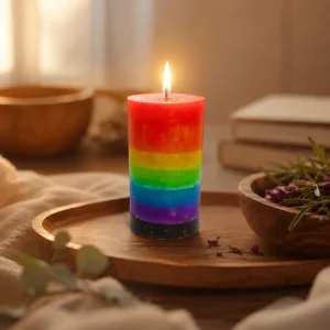 Vela de las 7 Potencias ritualizada artesanal de Levakesh para urgencias y casos difíciles